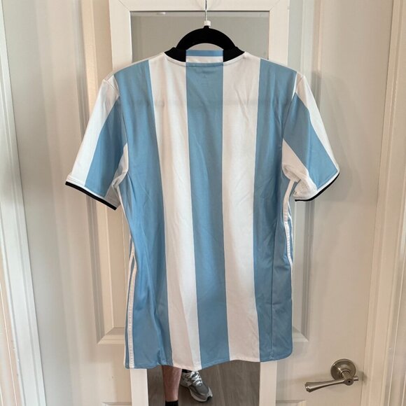 Adidas Argentina Soccer Jersey Size Small Color Blue and White - Picture 5 of 5